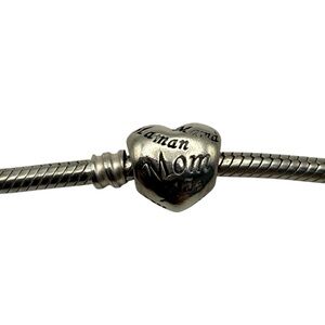 Pandora A Mother’s Love Heart Charm 925 ALE Mom Mum Mama Sterling Silver